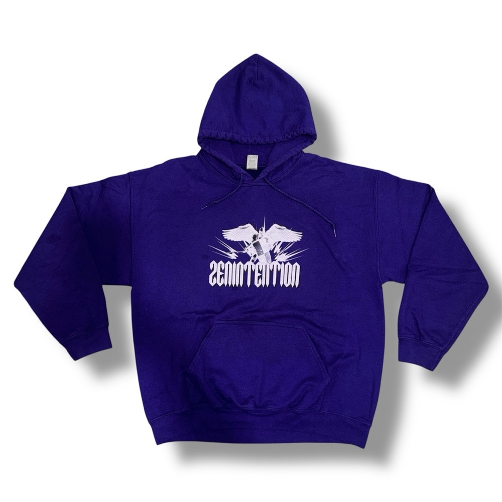 Gildan Deep Purple Hoodie with Graphic 🫟